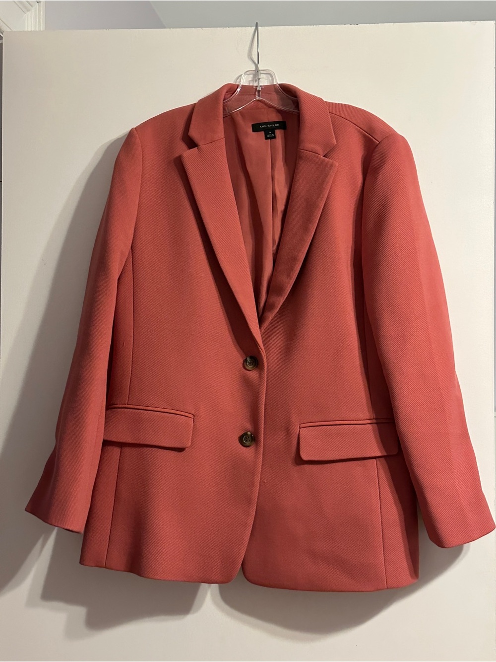 Ann Taylor Dusty Rose Blazer Jacket - Women's Tailored Coat
